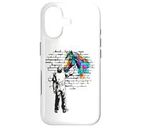 Custodia per iPhone 17 Cavallo colorato Graffiti Street Art Painter Artist Horse