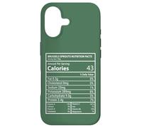 Custodia per iPhone 17 Cavoletti di Bruxelles Valori nutrizionali Funny Calorie Art