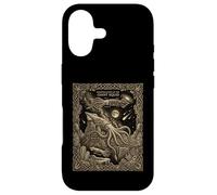 Custodia per iPhone 17 Celeste Gigante Calamaro Tarocchi Carta Costellazione Oceano Profondo Come