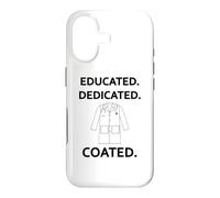 Custodia per iPhone 17 Cerimonia del cappotto bianco dello studente di medicina rivestita dedicata educata