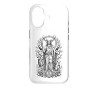 Custodia per iPhone 17 Cernunnos, divinità celtica della foresta sacra, motivo: corna sacra