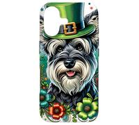 Custodia per iPhone 17 Cesky Terrier Dog St Patricks Day Opera d'arte