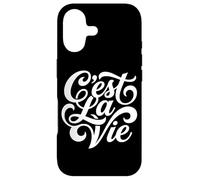 Custodia per iPhone 17 C'est La Vie - Script di filosofia della vita con citazione francese