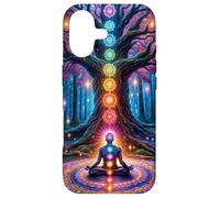 Custodia per iPhone 17 Chakra Meditazione Albero Natura Universo