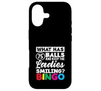 Custodia per iPhone 17 Che cosa ha 75 palle signore sorridente Bingo