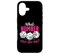 Custodia per iPhone 17 Che Numero Siamo Su Divertente Bunco Gioco Night Babe Dadi Donne