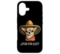 Custodia per iPhone 17 Chihuahua spagnolo divertente "¿Pero Por Qué?"