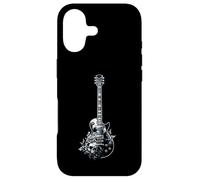 Custodia per iPhone 17 Chitarra Fiore Teschio Arte Musica Musicista Rock Donne