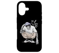 Custodia per iPhone 17 Cholo Chicano Tattoo Cool Mexican Gangster Skeleton Mexico