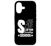Custodia per iPhone 17 Christian Teacher S is for Sunday School Essentials