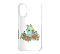 Custodia per iPhone 17 Christmas Holiday Wreath Birdhouse Birds & Bells