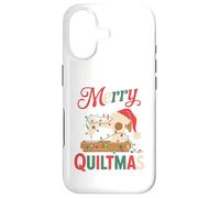 Custodia per iPhone 17 Christmas Quilting Machine with Xmas Light Merry Quiltmas