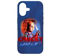 Custodia per iPhone 17 Chucky Wanna Play Bloody Knife