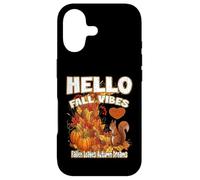 Custodia per iPhone 17 CIAO FALL VIBES FALLEN FOGLIE AUTUNNO SOGNI ZUCCHE