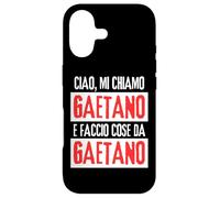 Custodia per iPhone 17 Ciao Sono Gaetano Faccio Cose Da Gaetano Personalizzate