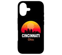 Custodia per iPhone 17 Cincinnati Ohio Vintage Sunset Retro City State USA