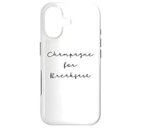 Custodia per iPhone 17 Citation Champagne Humour breakfast Champagne