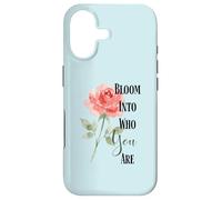 Custodia per iPhone 17 Citazione di Bloom Into You Rose