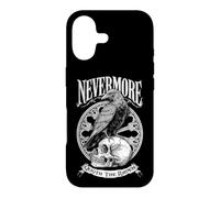Custodia per iPhone 17 Citazione di Edgar Allan Poe di Nevermore Quoth The Raven Gothic