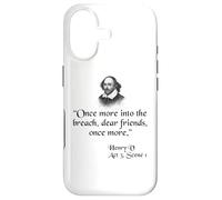 Custodia per iPhone 17 Citazione di Shakespeare - Once More Into The Breach Cari Amici
