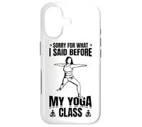 Custodia per iPhone 17 Citazione divertente Yoga Ayurveda