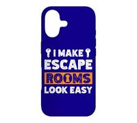 Custodia per iPhone 17 Citazione Exit Room I Make Escape Rooms Look Easy Group Game