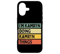 Custodia per iPhone 17 Citazione personalizzata divertente I'm Kamryn Doing Kamryn Things