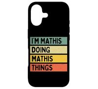 Custodia per iPhone 17 Citazione personalizzata divertente I'm Mathis Doing Mathis Things