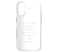 Custodia per iPhone 17 Citazione spagnola di Don Chisciotte Miguel de Cervantes