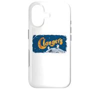Custodia per iPhone 17 Clangers On The Moon Testo Classico Logo Retro