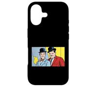 Custodia per iPhone 17 Classico Comico Duo Pop Art Retro Bombetta Cappello Illustrazione