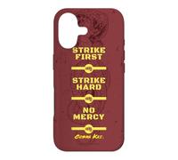 Custodia per iPhone 17 Cobra Kai Strike First Red and Gold Snake Logo TV Show