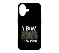 Custodia per iPhone 17 Coder DevOps I Run It On Prod Hacker Skull