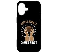 Custodia per iPhone 17 Coffee Always Come First Funny Cafeine Baristas Coffee Lover
