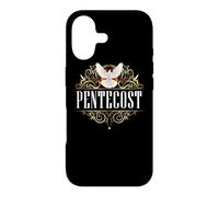 Custodia per iPhone 17 Colomba di Pentecoste Lingue di Fuoco Fiamma Spirito Santo Cattolico