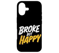 Custodia per iPhone 17 Colorato Broke but Happy Stamp Costume