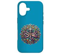 Custodia per iPhone 17 Colorato Octopus Mandala: un abbigliamento oceanico dal design unico