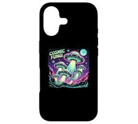 Custodia per iPhone 17 Colorful Cosmic Mushrooms Galaxy Universe Cosmos Fungi