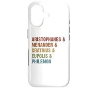 Custodia per iPhone 17 Comici greci Aristofane Ampersand per donne e uomini