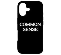 Custodia per iPhone 17 Common Sense Sign Feelings Facts Make Sense Common Again