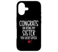 Custodia per iPhone 17 Congrats on Being My Sister You Lucky Big Sister Little Sis