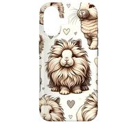 Custodia per iPhone 17 Coniglio carino coniglio estetico testa di leone modello