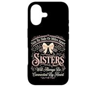 Custodia per iPhone 17 Connected By Heart Sisters - Set di fratelli e fratelli abbinati