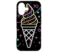 Custodia per iPhone 17 Cono gelato linea d'arte dessert congelato