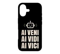 Custodia per iPhone 17 Conquistatore tecnico robot AI Veni Vidi Vici