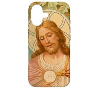 Custodia per iPhone 17 Consacrazione al Sacro Cuore di Gesù Vintage Cattolico