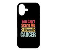Custodia per iPhone 17 Consapevolezza del cancro che non puoi spaventarmi Ho combattuto il sopravvissuto al cancro