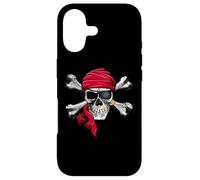 Custodia per iPhone 17 CONTRABAND - Pirate - Red Bandana - Skull & Bones Logo