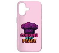 Custodia per iPhone 17 Cooking Is My Peace Chef Amante del cibo Cucina Zen