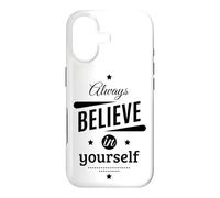 Custodia per iPhone 17 Cool Always Believe in Yourself Illustration Graphic Designs
